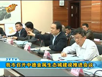 我市召開中德金屬生態(tài)城建設(shè)推進會議